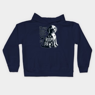 Puppy Heartprint - National Pet Day Kids Hoodie